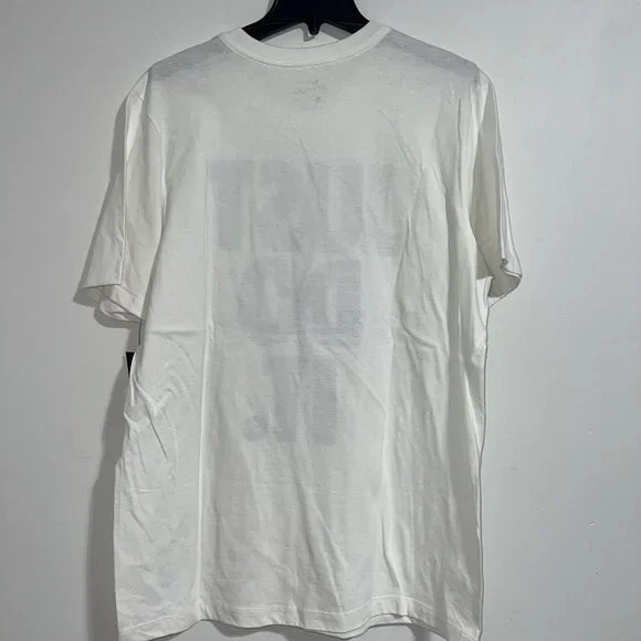 Nike Tee Sportswear Just Do It. Logo White Men’s Large - Picture 8 of 9
